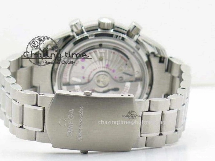 0728 Efficient Speedmaster Professional Moonwatch Chrono AXF Best Edition On SS Bracelet A 8286